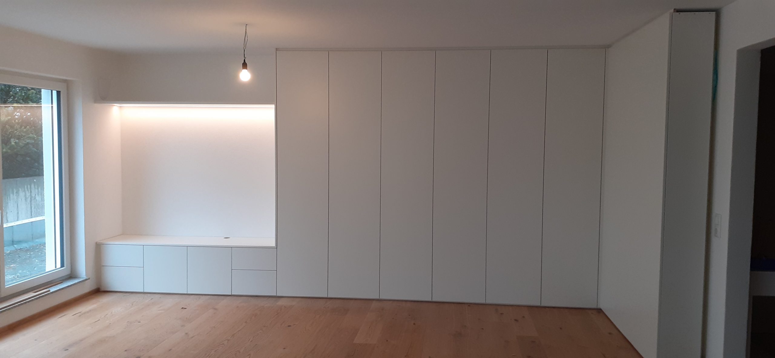 Einbauschrank Weißlack